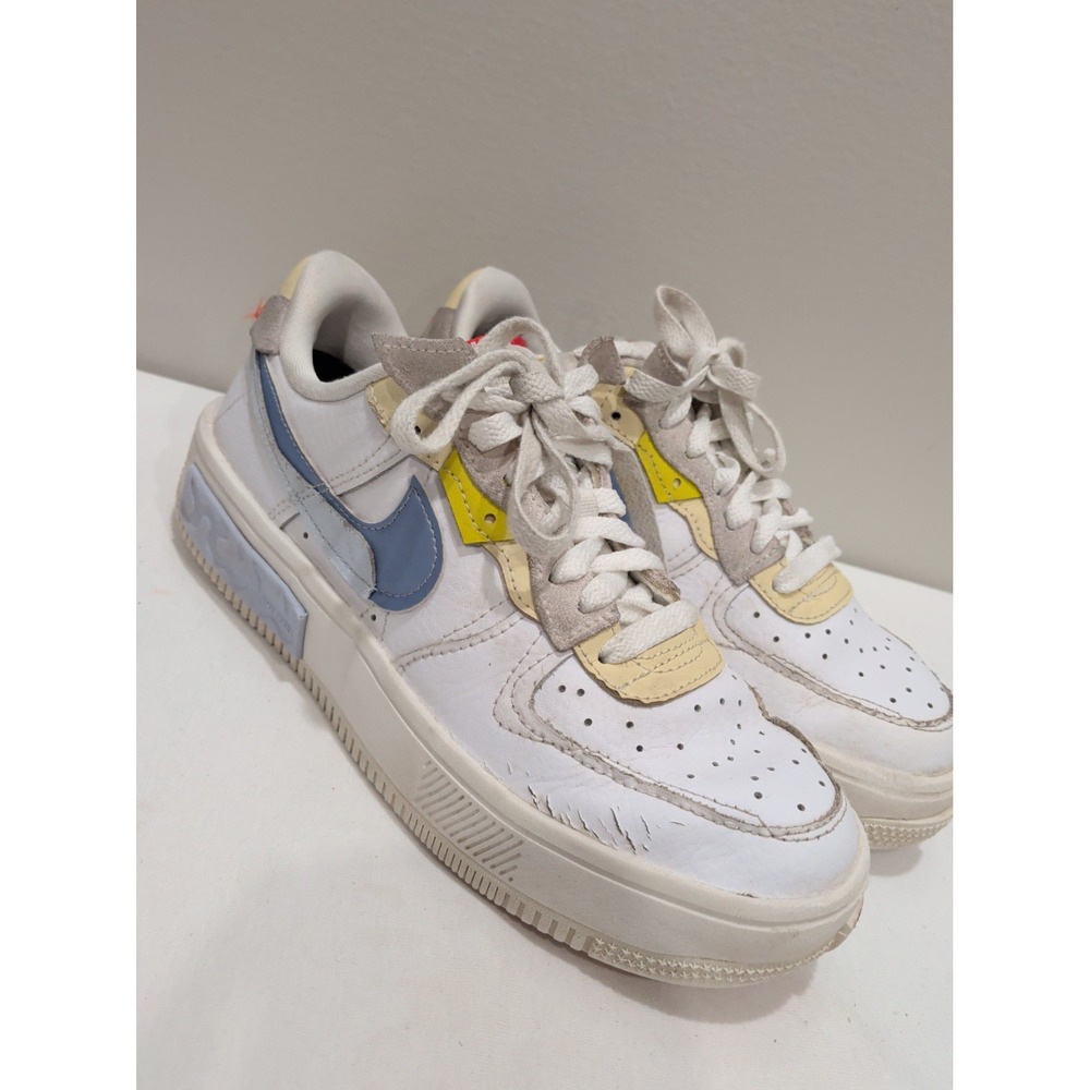 Nike Air Force 1 Fontanka "Set To Rise" White Marine DV2175-100 Women's Sz 7.5